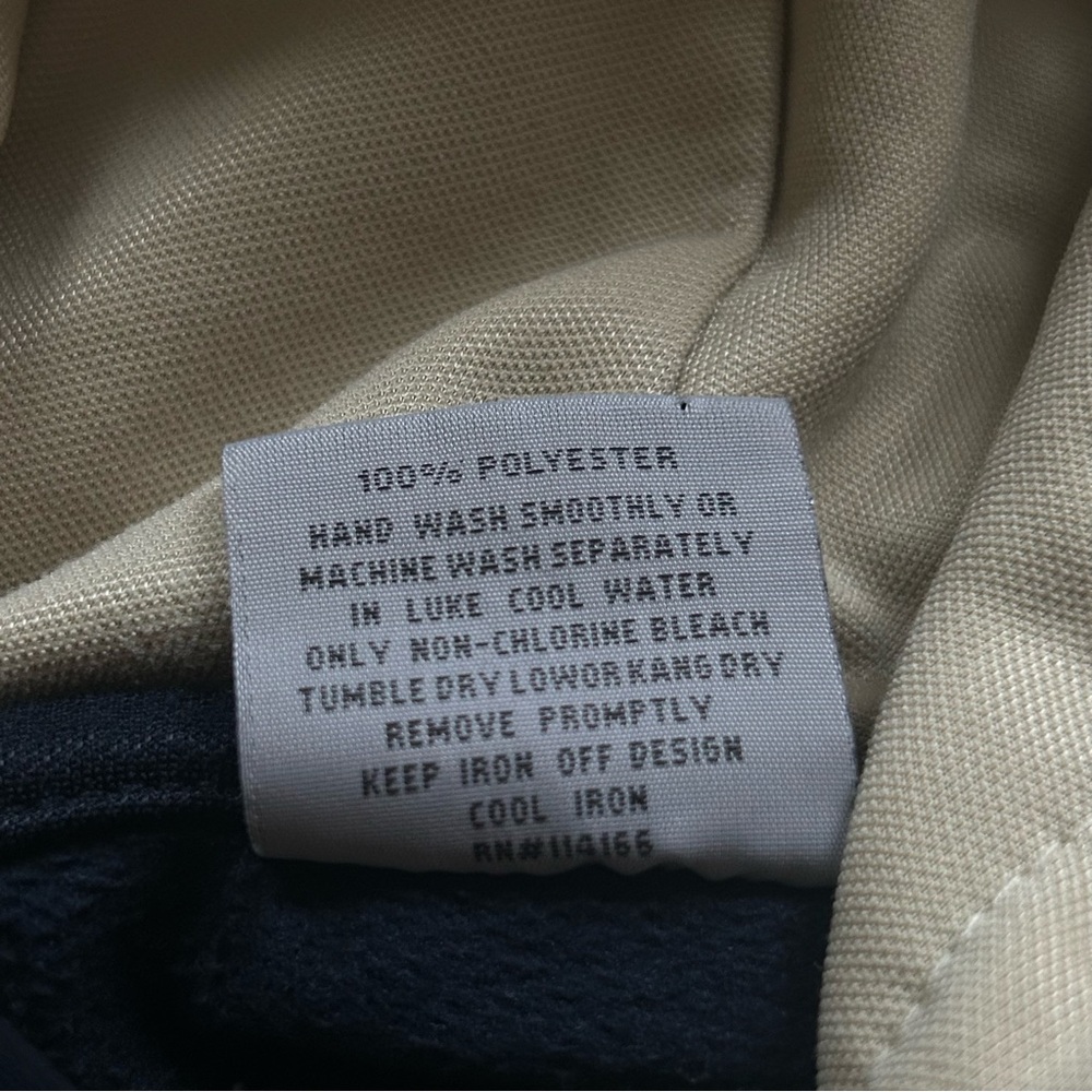 University of Akron Zip Navy Blue Hoodie Sweatshirt Size Medium - Picture 7 of 8